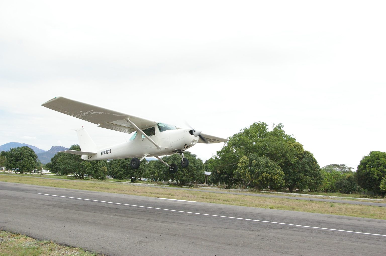 Flying training session